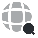 Global Search SVG Icon